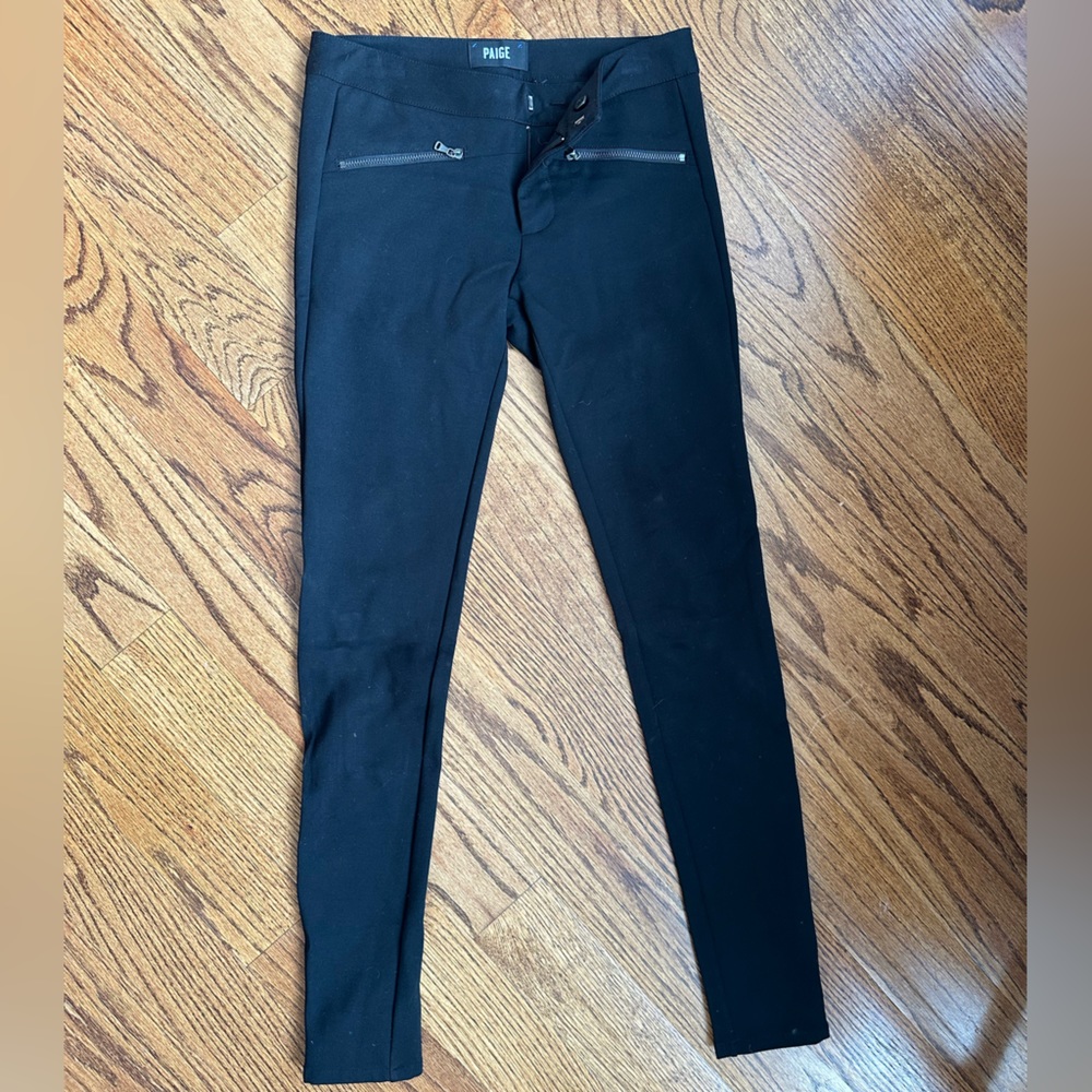 Paige black pants size 25